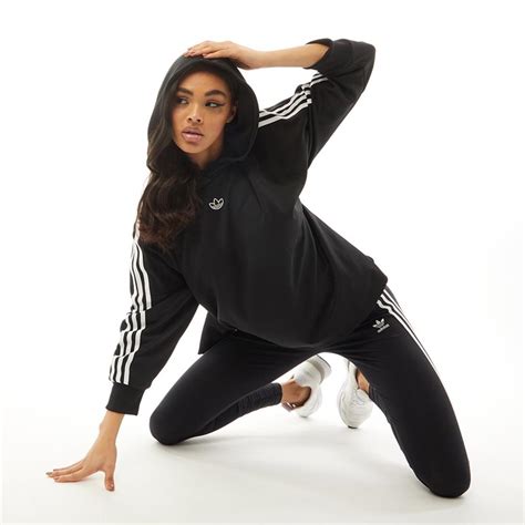 zwarte adidas hoodie dames|adidas fleece hoodie.